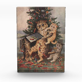 Bloque Para Fotos Tiempo de Navidades Louis Wain en Catland