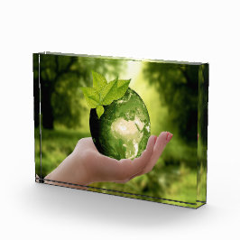 Bloque Para Fotos Tierra verde