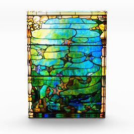 Bloque Para Fotos Tiffany ventana de vidrio manchado mar de estrella