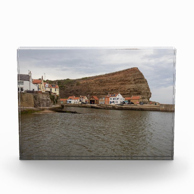 Bloque Para Fotos Timeless Charm of Staithes Harbour (Anverso)