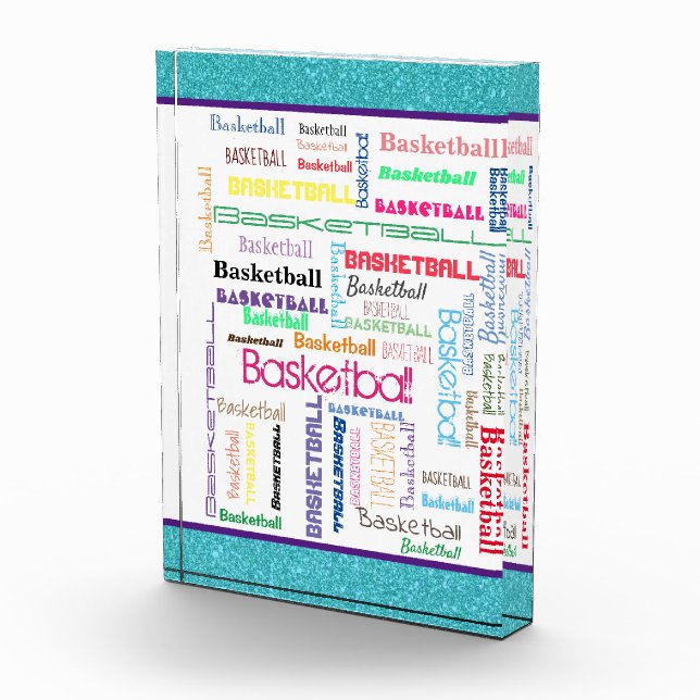 Bloque Para Fotos Tipografía del baloncesto (Derecha)