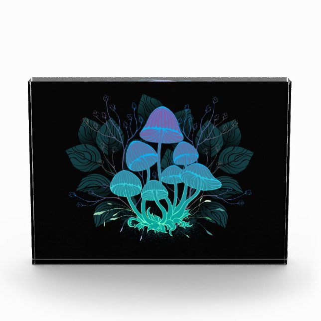 Bloque Para Fotos Toadstools en Bushes (Anverso)