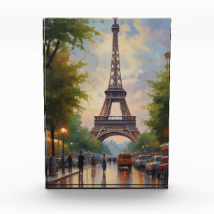 Bloque Para Fotos Torre Eiffel París Viaje Arte Retro Vintage
