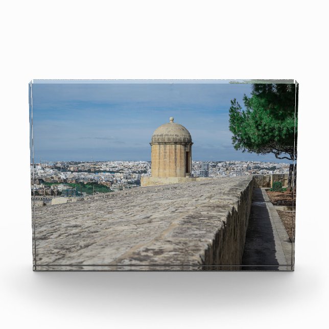 Bloque Para Fotos Torrecilla de pistolas en las antiguas murallas de (Anverso)