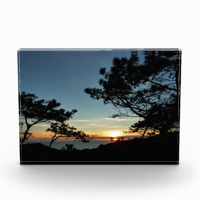 Bloque Para Fotos Torrey Pine Sunset III California Landscape (Anverso)