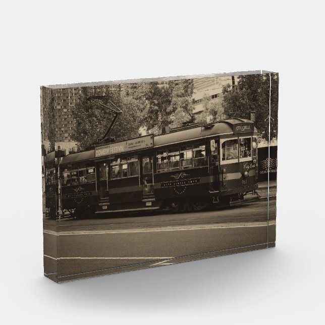 Bloque Para Fotos Tranvía de Melbourne (Izquierda)