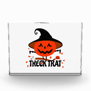 Bloque Para Fotos Treck Trat Pumpkin Sonriente