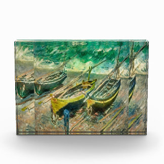 Bloque Para Fotos Tres barcos. Claude Monet.