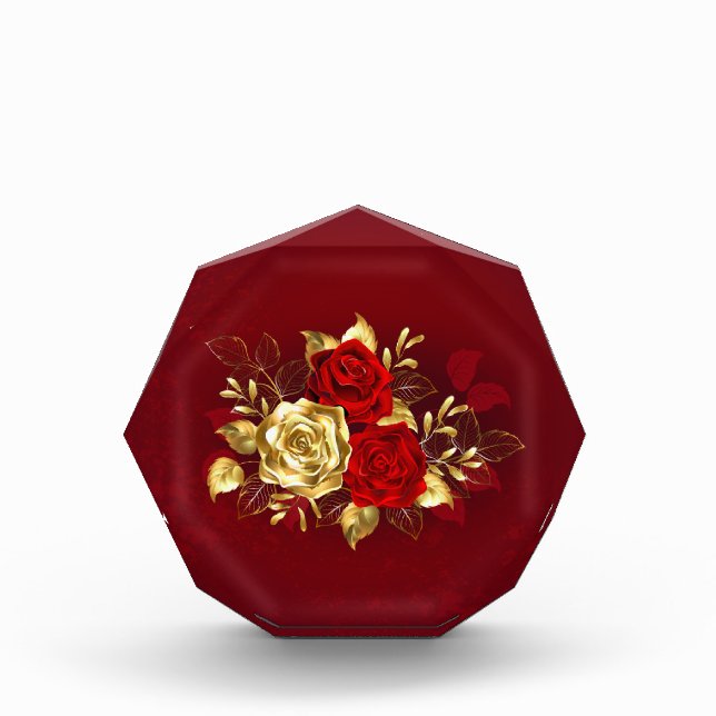 Bloque Para Fotos Tres Rosas Joyas (Anverso)