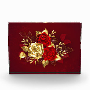 Bloque Para Fotos Tres Rosas Joyas