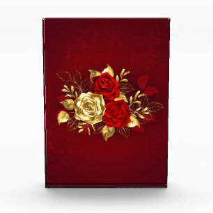 Bloque Para Fotos Tres Rosas Joyas