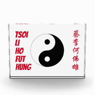 Bloque Para Fotos Tsoi Li Ho Fut Hung Kung Fu San Soo Cinco familias
