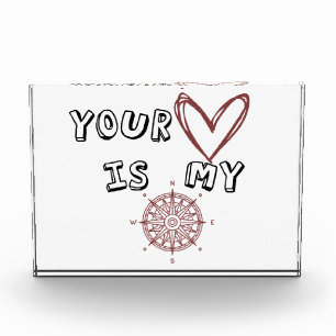Bloque Para Fotos Tu corazón es mi brújula