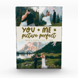 Bloque Para Fotos Tú y Yo Imagen Perfecta Recién Casados Crema