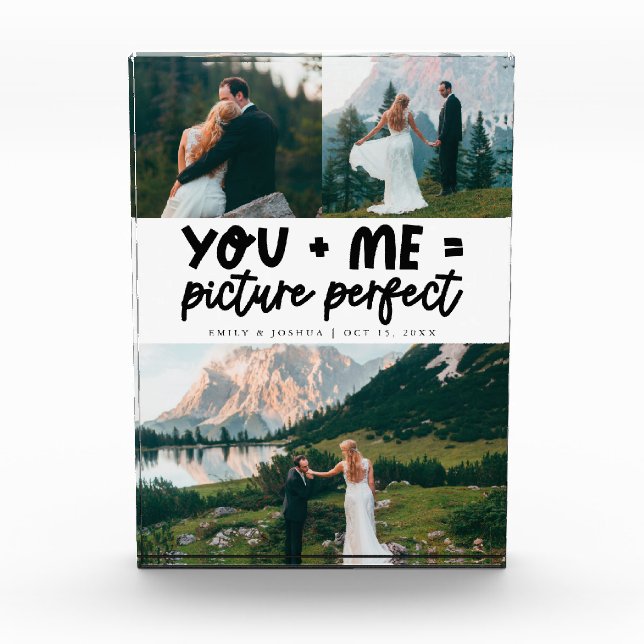 Bloque Para Fotos Tú y Yo Recién Casados Perfectos  (Anverso)