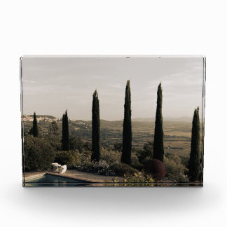 Bloque Para Fotos Tuscan landscape hidden behind cypresses (2024)