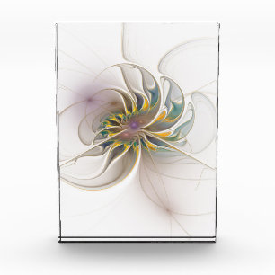 Bloque Para Fotos Un colorido ornamento fractal. Resumen Arte de flo