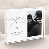Un regalo de pareja recién involucrado Keepsake En