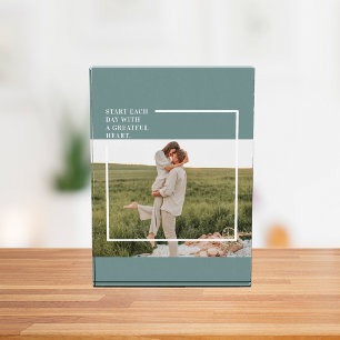 Bloque Para Fotos Un regalo encantador para la familia verde fotográ
