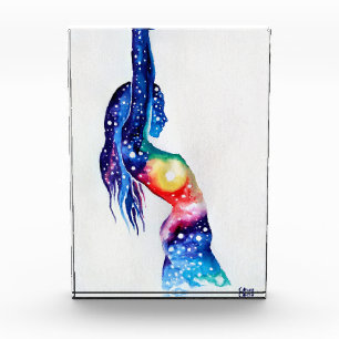 Bloque Para Fotos Una mujer y el universo dentro de su poster del al