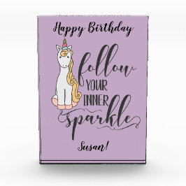 Bloque Para Fotos Unicorn Sigue A Tu Fiesta De Esparkle Interior (Co