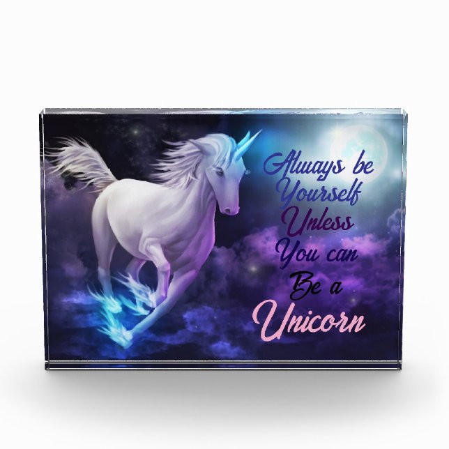 Bloque Para Fotos unicornio (Anverso)