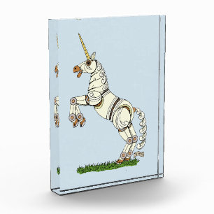 Bloque Para Fotos Unicornio mecánico