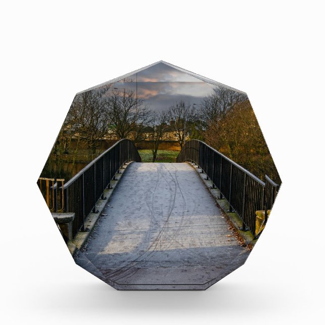 Bloque Para Fotos Urban Frosty Footbridge, Bradford (Anverso)