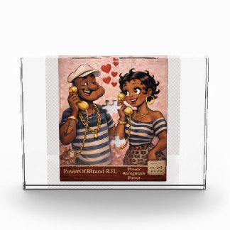 Bloque Para Fotos Urban Royalty Love – Afrocentric Power Couple Art