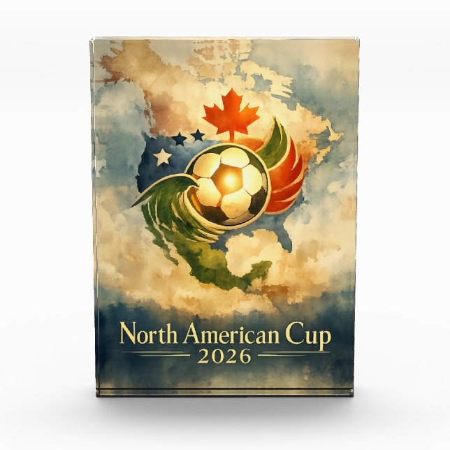 Bloque Para Fotos USA MX CA Fine Art Wall Art World Cup  (Anverso)