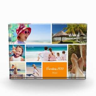 Bloque Para Fotos Vacaciones familiares o parejas 7 Photo Keepsake, 