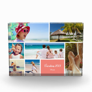 Bloque Para Fotos Vacaciones familiares o parejas 7 Photo Keepsake,