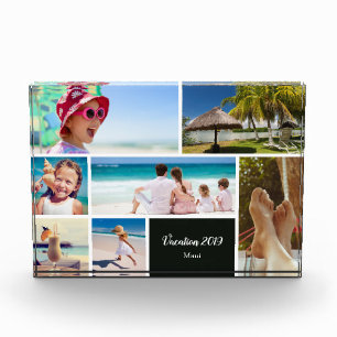 Bloque Para Fotos Vacaciones familiares o parejas 7 Photo Keepsake,