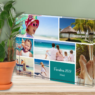 Bloque Para Fotos Vacaciones familiares o parejas 7 Photo Keepsake, 