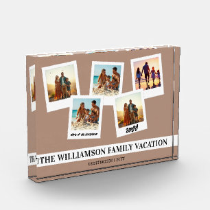 Bloque Para Fotos Vacaciones familiares personalizadas Estilo modern
