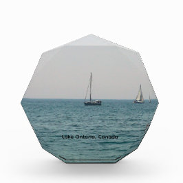 Bloque Para Fotos Veleros en el lago Ontario