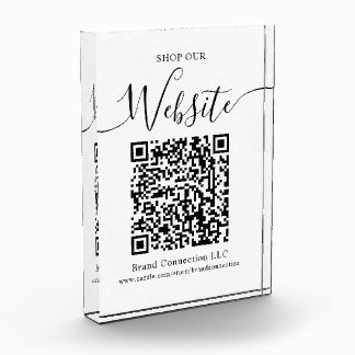 Bloque Para Fotos Ver nuestro sitio Web QR Code Business Company