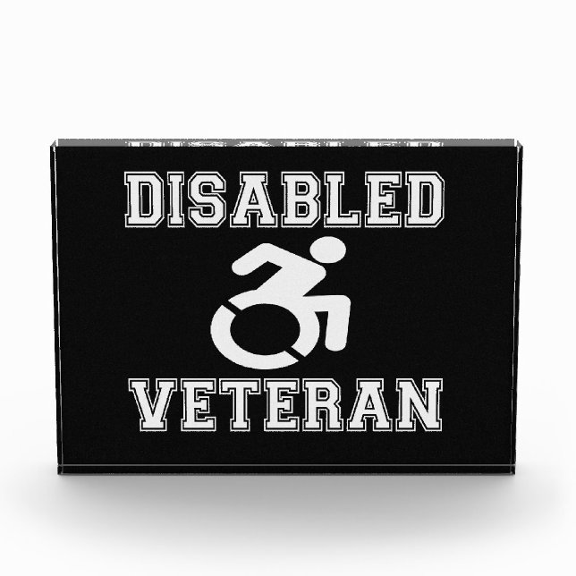 Bloque Para Fotos Veterano discapacitado (Anverso)