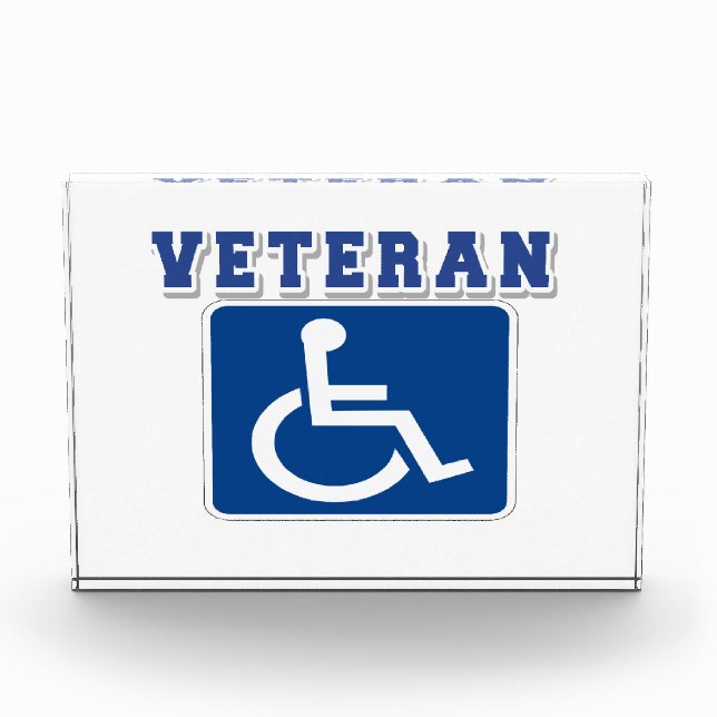 Bloque Para Fotos Veterano discapacitado (Anverso)