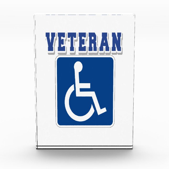 Bloque Para Fotos Veterano discapacitado (Anverso)