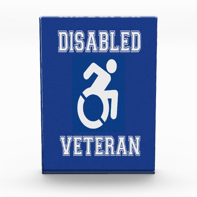 Bloque Para Fotos Veterano discapacitado (Anverso)