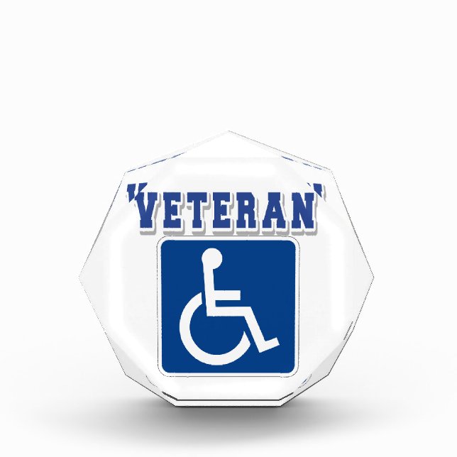 Bloque Para Fotos Veterano discapacitado (Anverso)