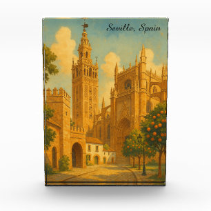 Bloque Para Fotos Viaje a Sevilla España Andalucía Vintage