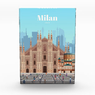 Bloque Para Fotos Viaje de arte de viajes a Milán Italia