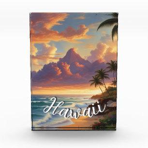 Bloque Para Fotos Viaje de estilo vintage en Hawái Honolulu Mid-Paci