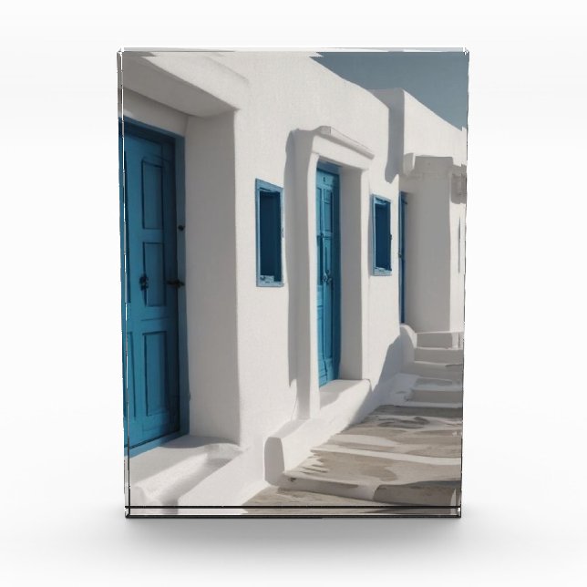 Bloque Para Fotos Viajes de Mykonos Grecia (Anverso)