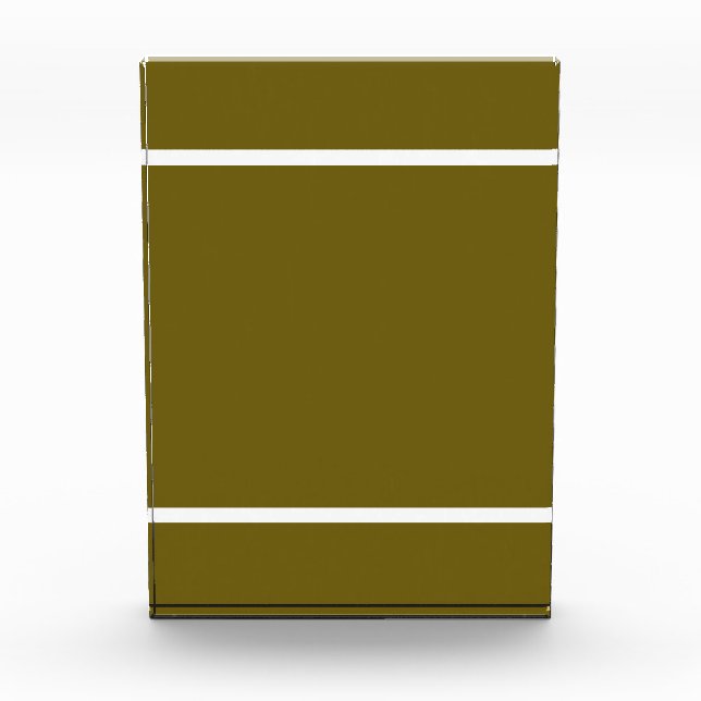 Bloque Para Fotos Vibrantes bandas de acento blanco resplandecientes (Anverso)