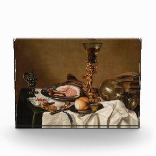 Bloque Para Fotos Vida con jamón, libros y naves ornamentales