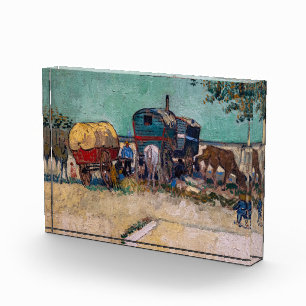 Bloque Para Fotos Vincent Van Gogh - Caravanas, campo gitano cerca d