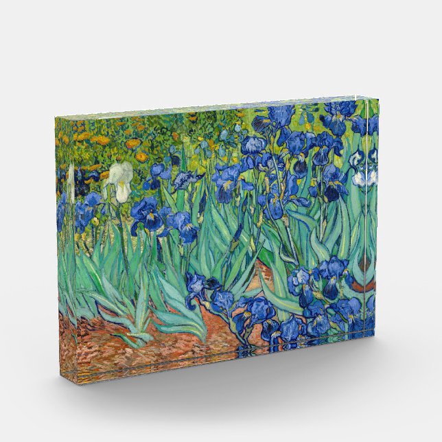 Bloque Para Fotos Vincent Van Gogh - Irises (Izquierda)